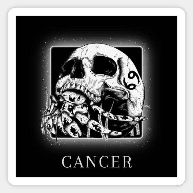 Cancer - Zodiac Sticker by Behemoth